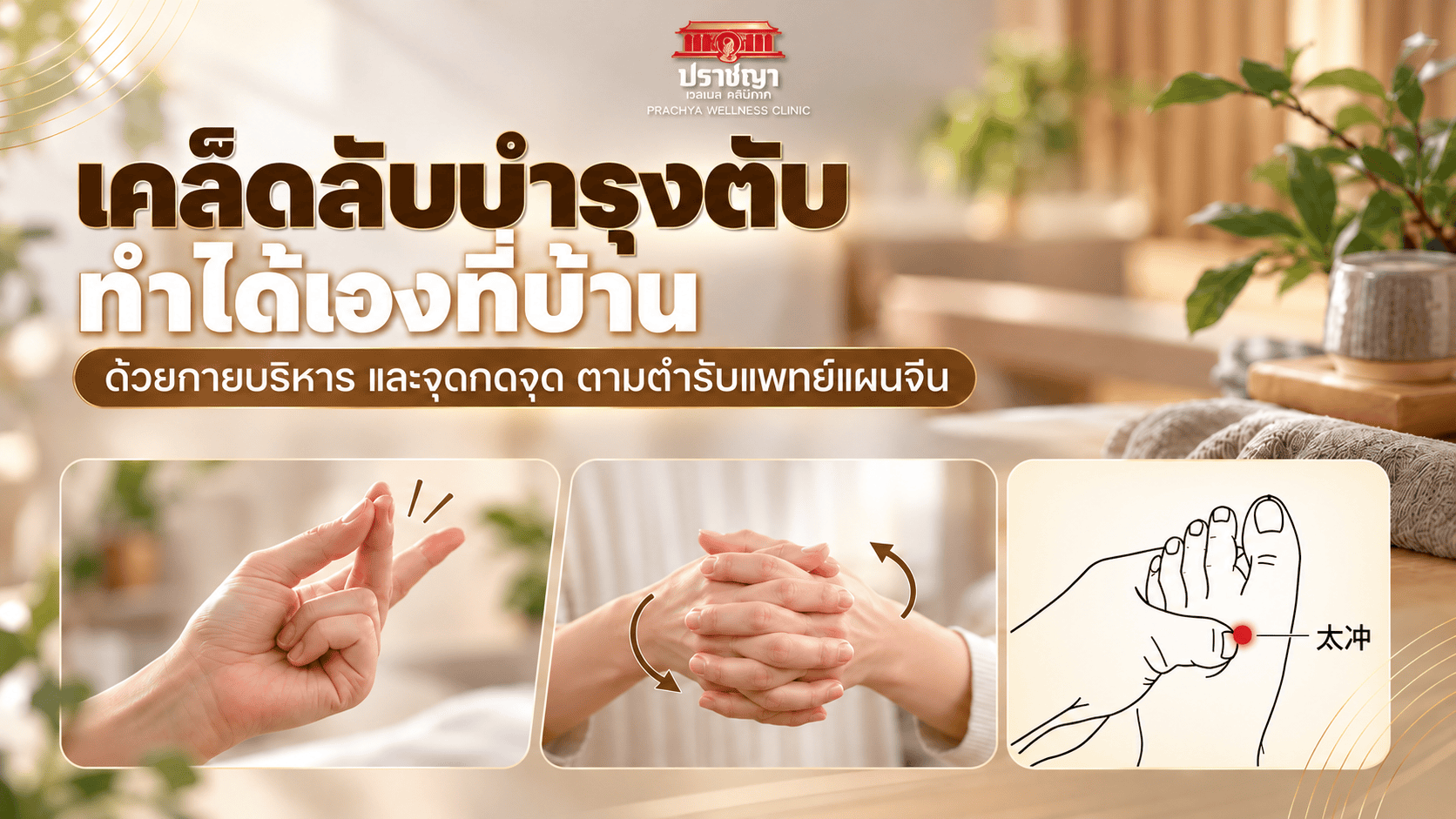 กดจุด บำรุงตับ